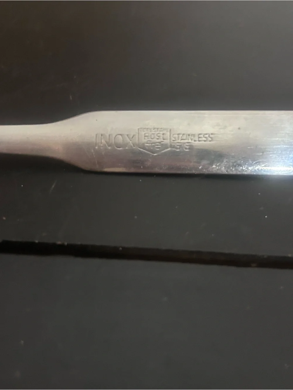 Vintage INOX Rostfrei Stainless Steel Utility Scoop Coffee Candy Flour Ice 9”